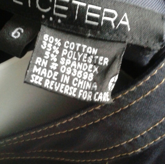 Ecetera  Denim look Dress . - Picture 6 of 6